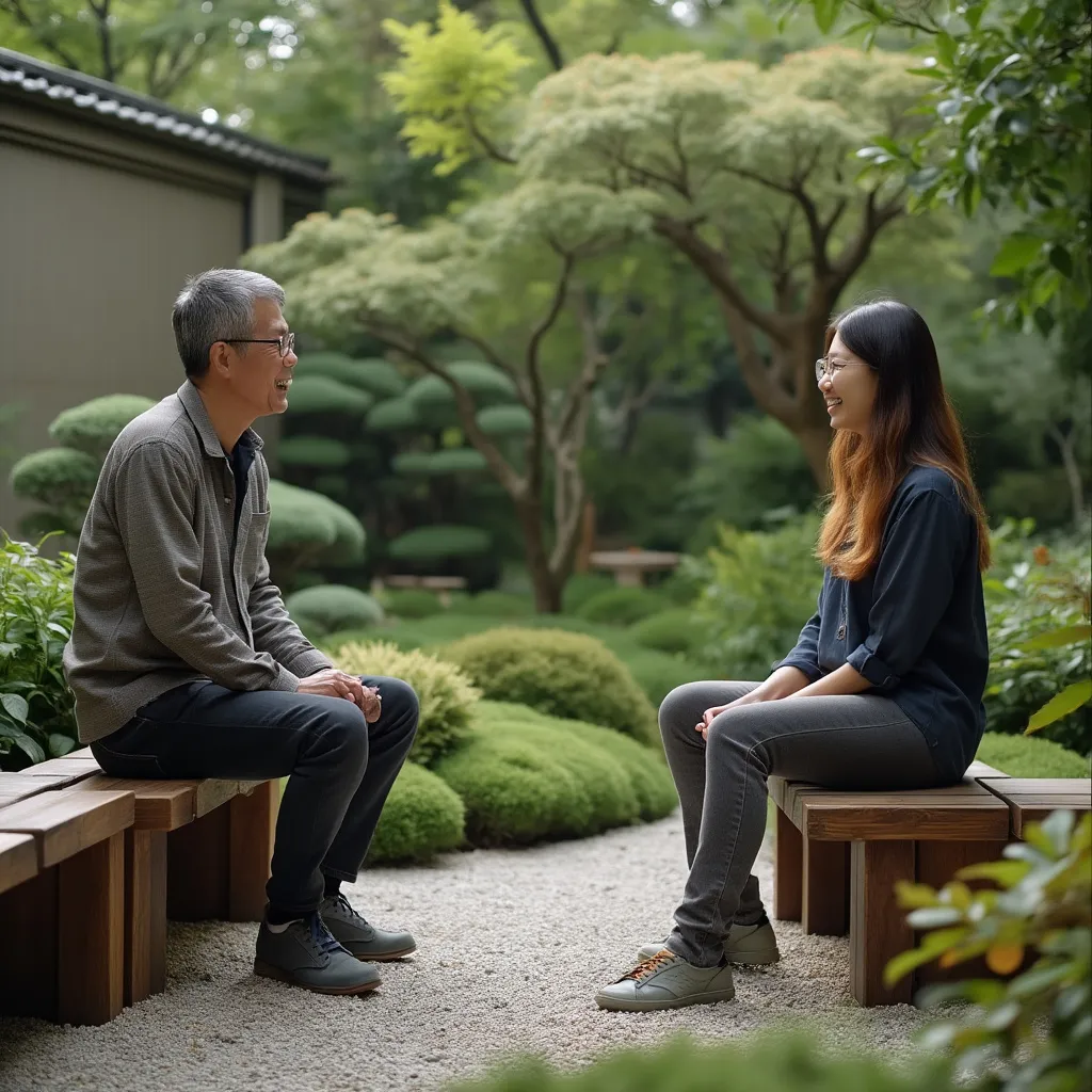 Coaching en extérieur dans notre jardin